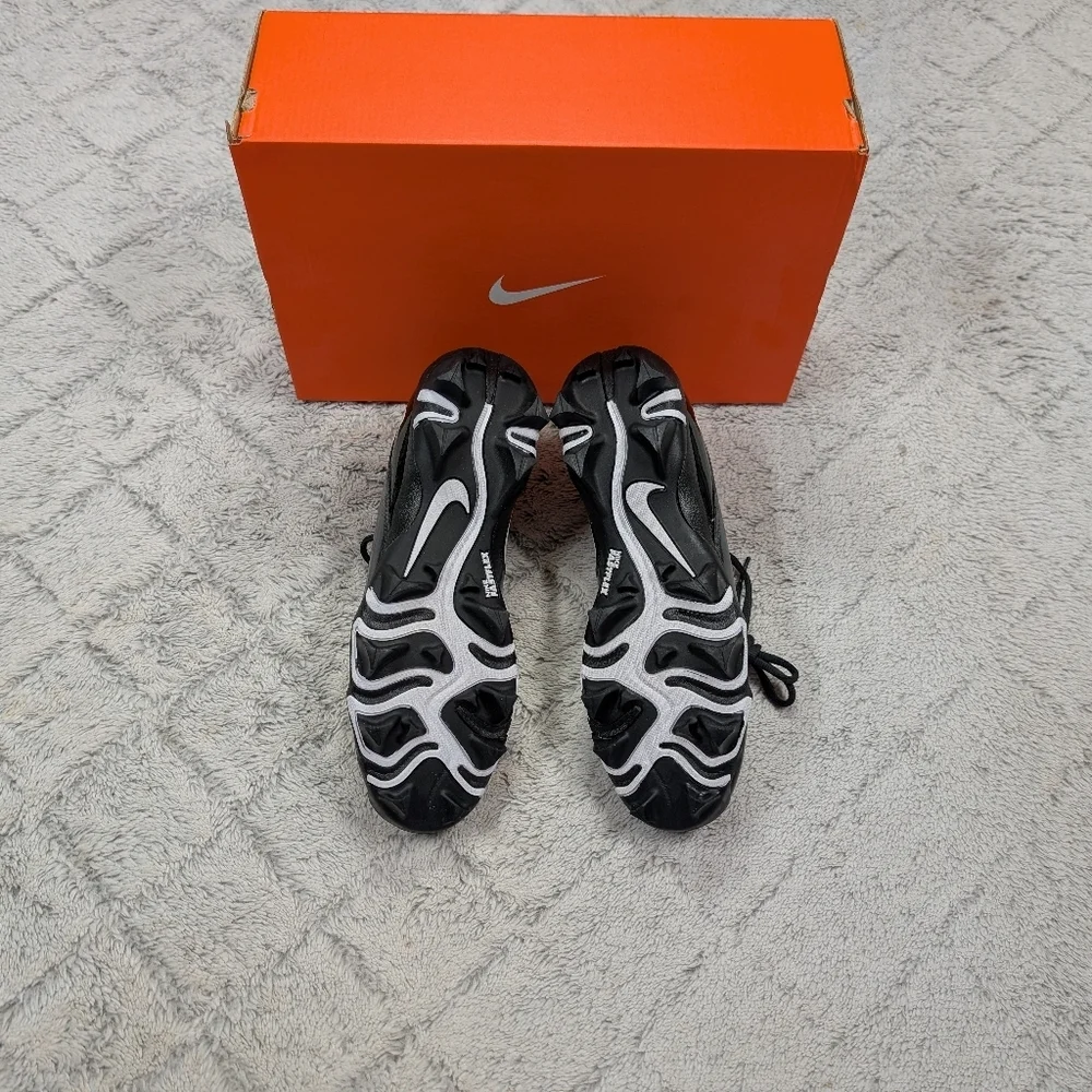 Nike Vapor Edge Shark Black White Gray Football Cleats Mens Size 8.5 DQ5114-001